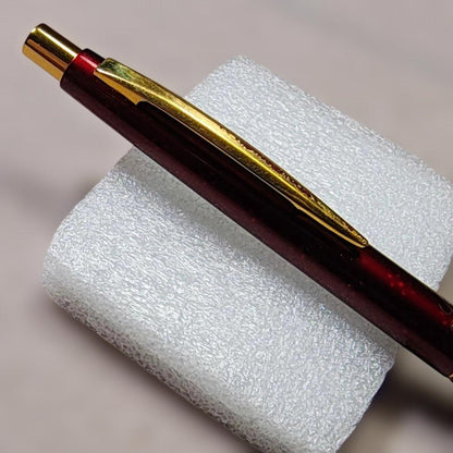 Pilot Lady vintage red ballpoint pen with smooth operation and refill service