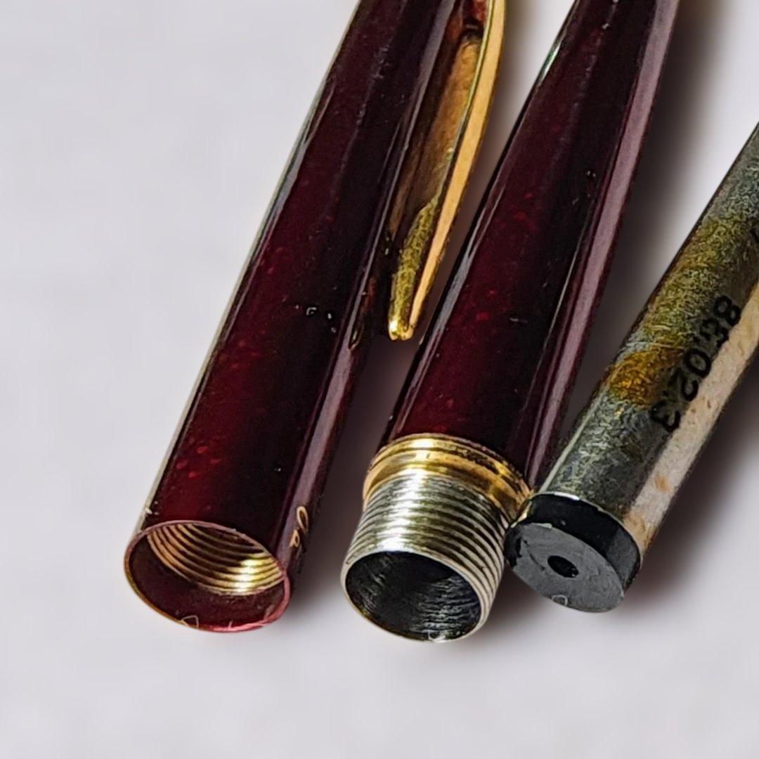Pilot Lady vintage red ballpoint pen with smooth operation and refill service