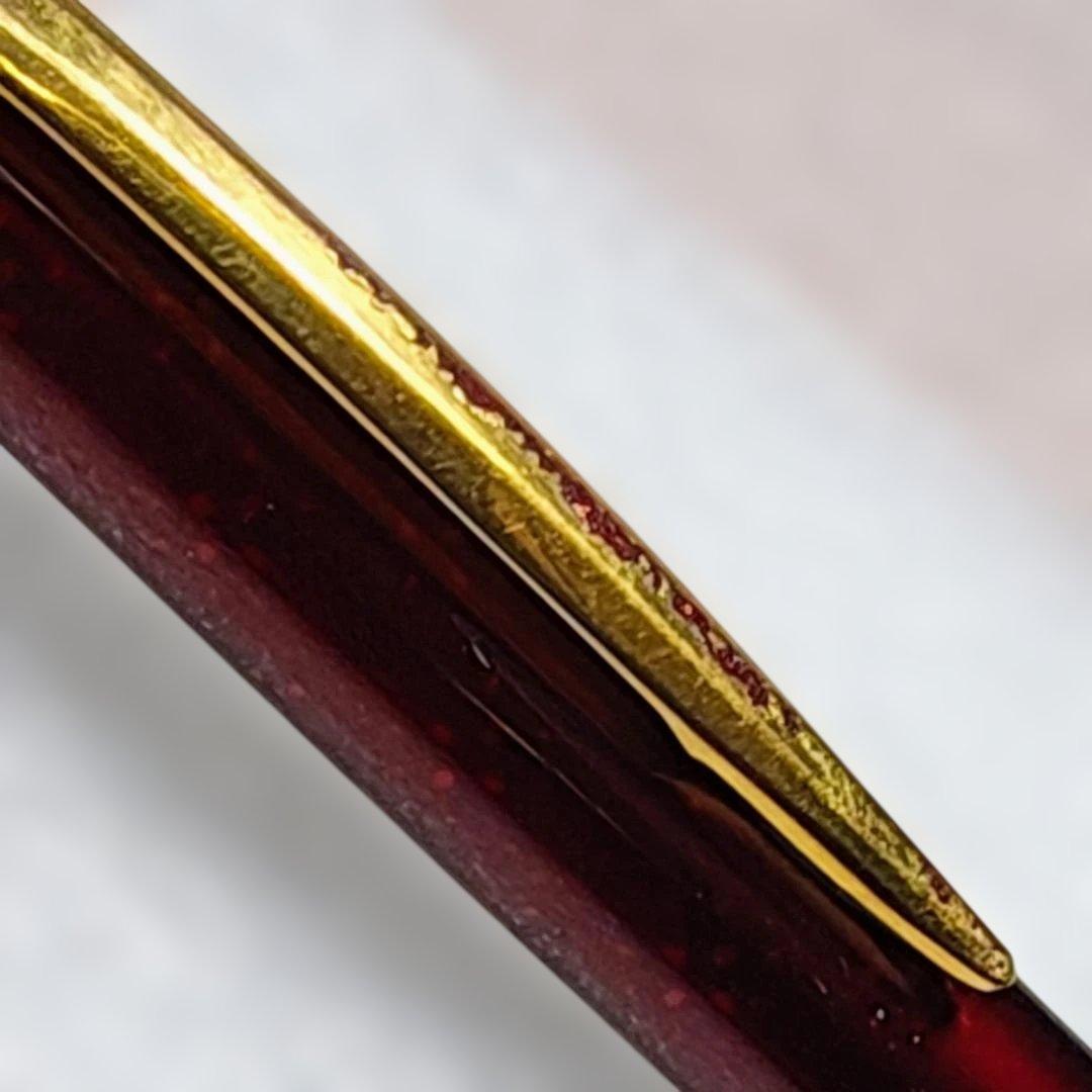 Pilot Lady vintage red ballpoint pen with smooth operation and refill service