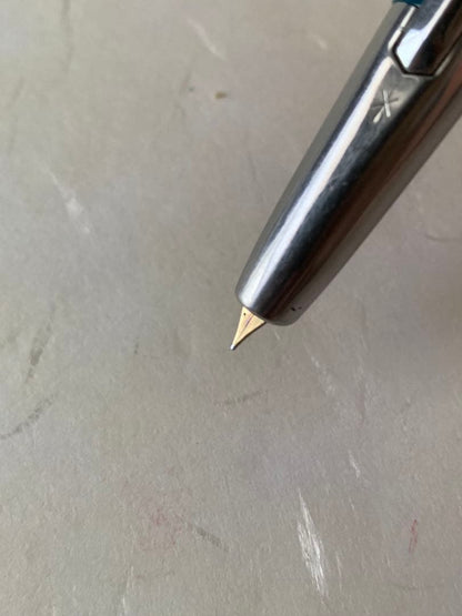 PILOT Capless Initial Model fountain pen with 14K nib in good condition shown from multiple angles