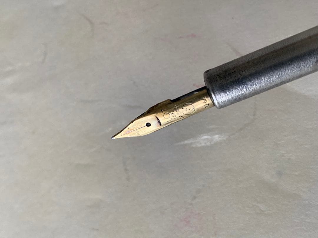 PILOT Capless Initial Model fountain pen with 14K nib in good condition shown from multiple angles