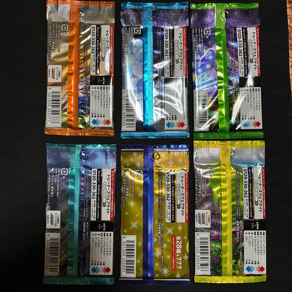 Pokemon Unopened Pack Set of 6 Pokémon Cards Pack — Japanese