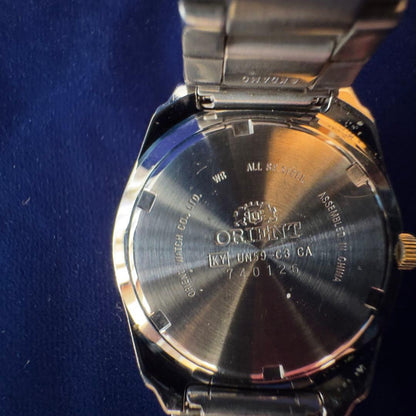 ORIENT CRYSTAL 5BAR DATE Quartz Men's Watch — Japanese