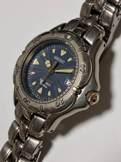 SEIKO TITANIUM DIVER Quartz Men's Watch — Japanese