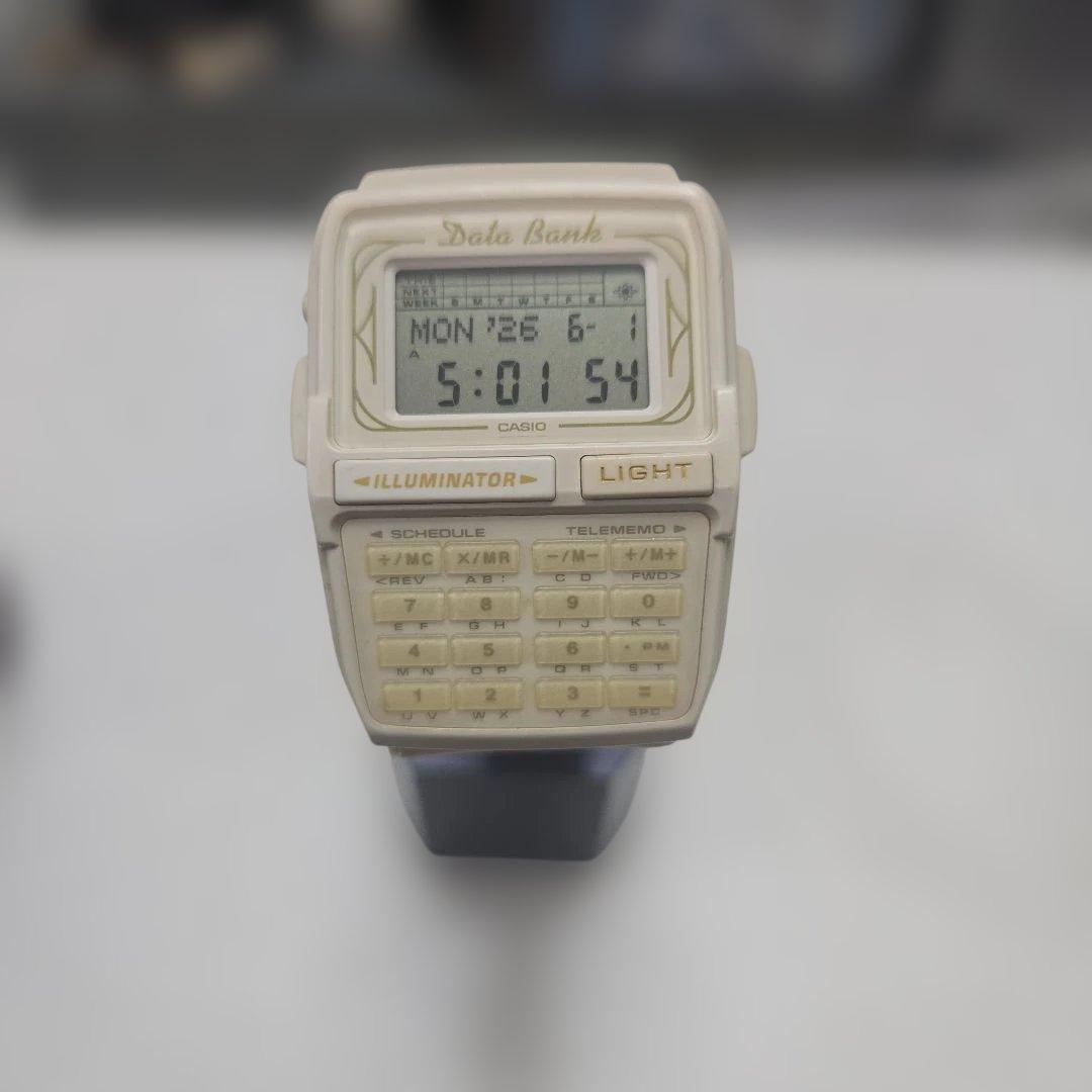 CASIO Data Bank fragment ELECTRIC COTTAGE Digital Men's Watch — Japanese