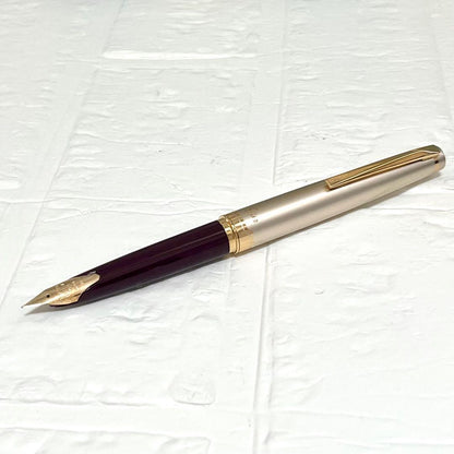 Pilot Elite 95S fountain pen in deep red with 14K fine nib and short size