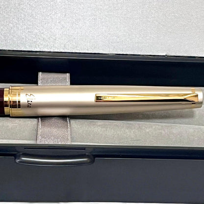 Pilot Elite 95S fountain pen in deep red with 14K fine nib and short size