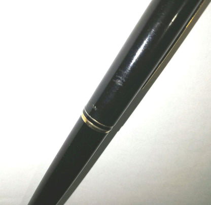 Vintage Pilot black ballpoint pen used condition with visible scratches