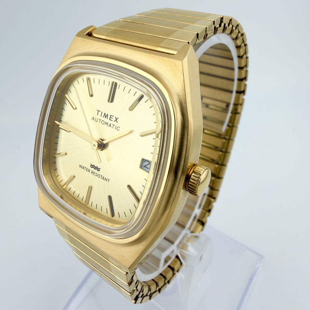 TIMEX Reissue 1983 E-Line Gold Automatic Men's Watch — Japanese
