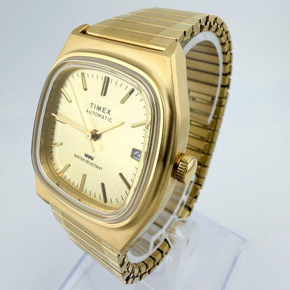 TIMEX Reissue 1983 E-Line Gold Automatic Men's Watch — Japanese
