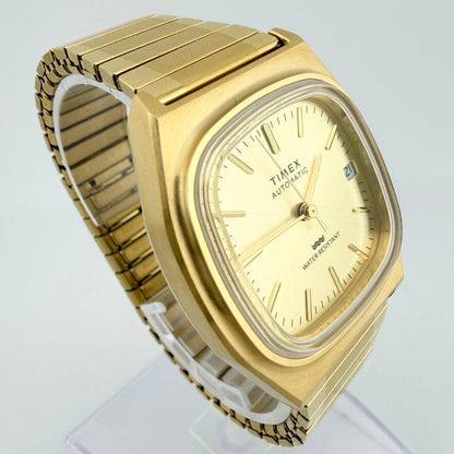 TIMEX Reissue 1983 E-Line Gold Automatic Men's Watch — Japanese