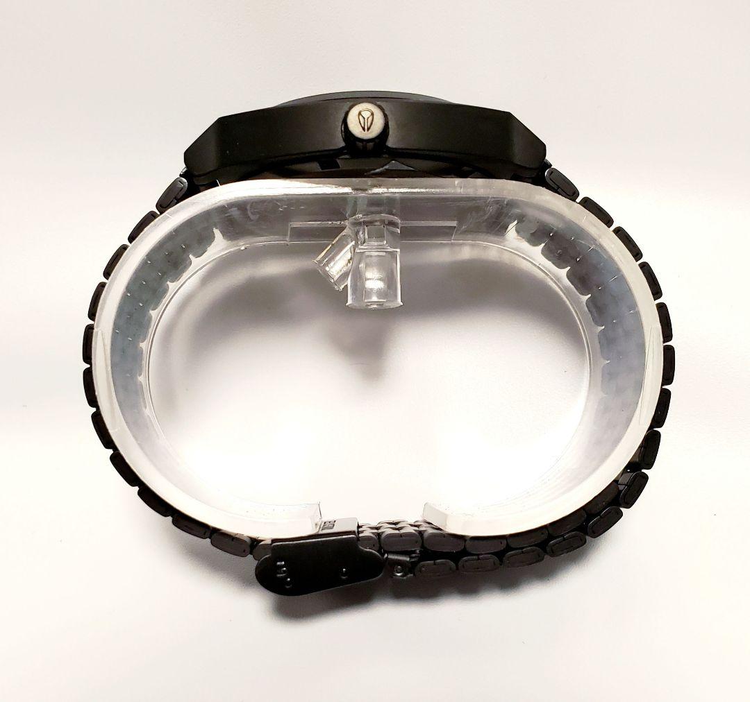 NIXON Time Teller All Black Rose Gold Quartz Men's Watch — Japanese
