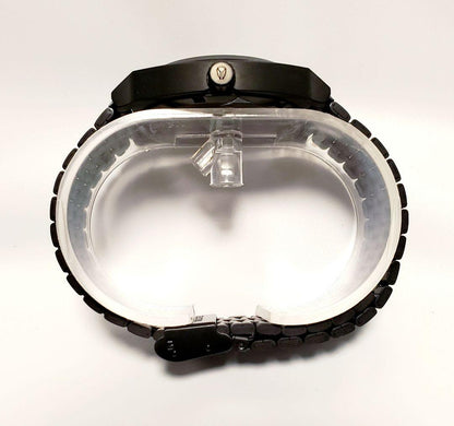 NIXON Time Teller All Black Rose Gold Quartz Men's Watch — Japanese