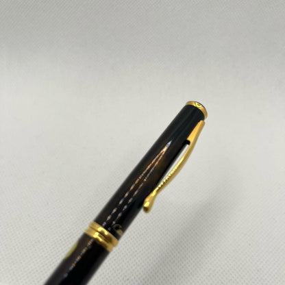 PILOT Cavalier Fountain Pen M with dark brown marble metal body, medium tip, made in Japan