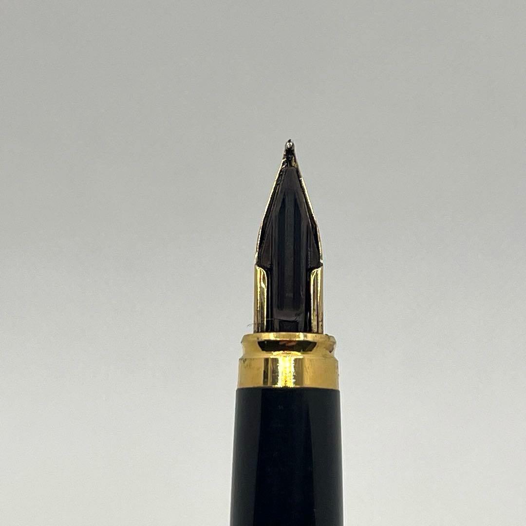 PILOT Cavalier Fountain Pen M with dark brown marble metal body, medium tip, made in Japan