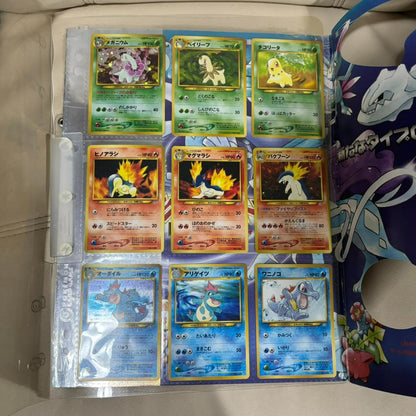 Pokemon Pokémon Card Premium File Neo 1st Edition Gold and Silver Old Card — Japanese