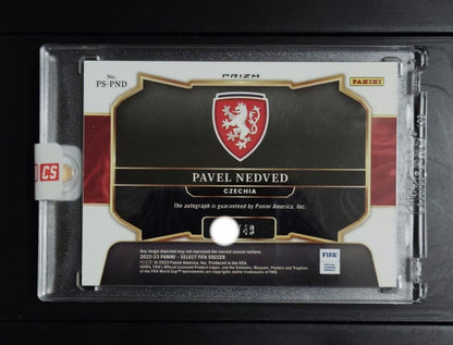 Panini Pavel Nedvěd 49 Limited Edition Autographed Card — Japanese