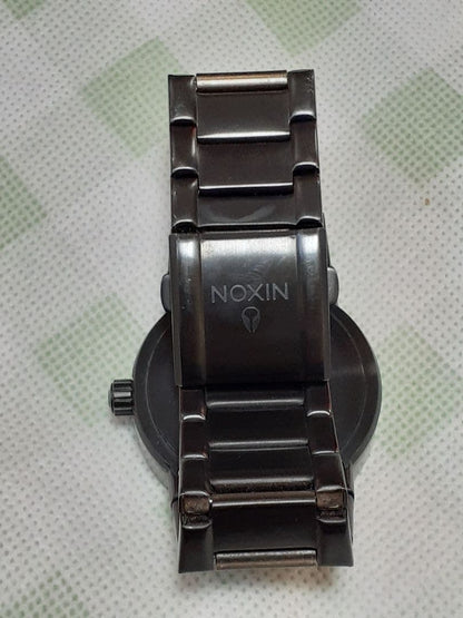 NIXON The Unit All Black Quartz Men's Watch — Japanese
