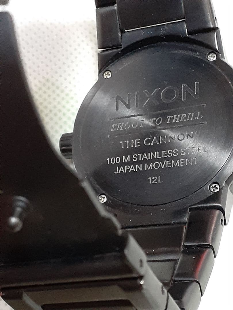 NIXON The Unit All Black Quartz Men's Watch — Japanese