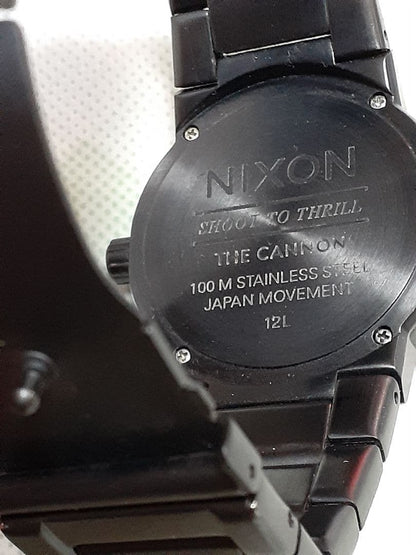 NIXON The Unit All Black Quartz Men's Watch — Japanese