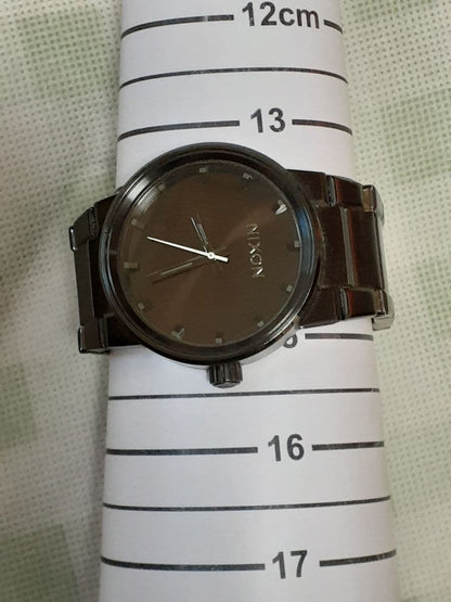 NIXON The Unit All Black Quartz Men's Watch — Japanese