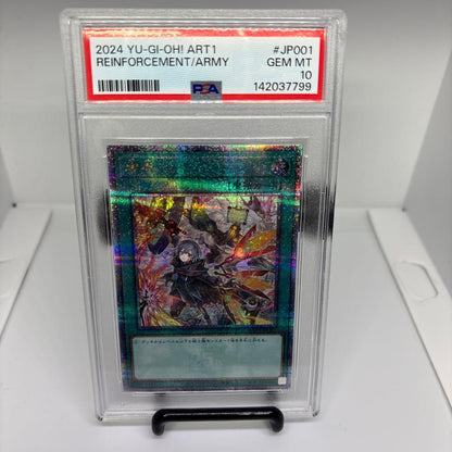 PSA 10 Yu-Gi-Oh Reinforcements of the Abyss QCSE — Japanese