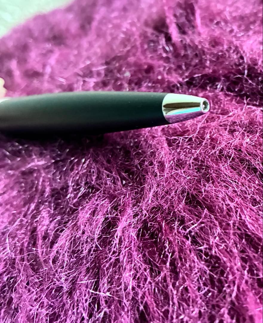 Cross black ballpoint pen with simple, sleek design shown against white background