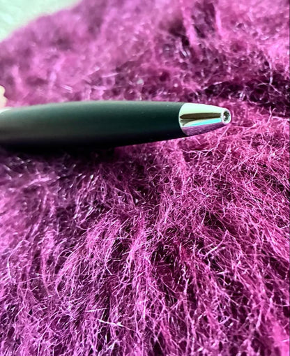 Cross black ballpoint pen with simple, sleek design shown against white background