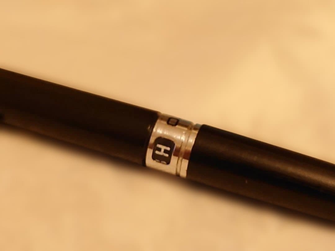PILOT H-1003 black 0.3mm mechanical pencil with double click mechanism and lead holder