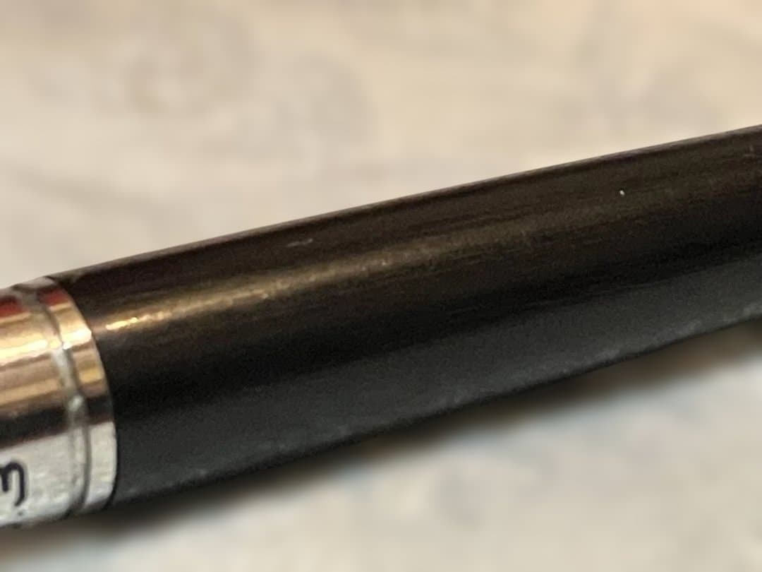 PILOT H-1003 black 0.3mm mechanical pencil with double click mechanism and lead holder