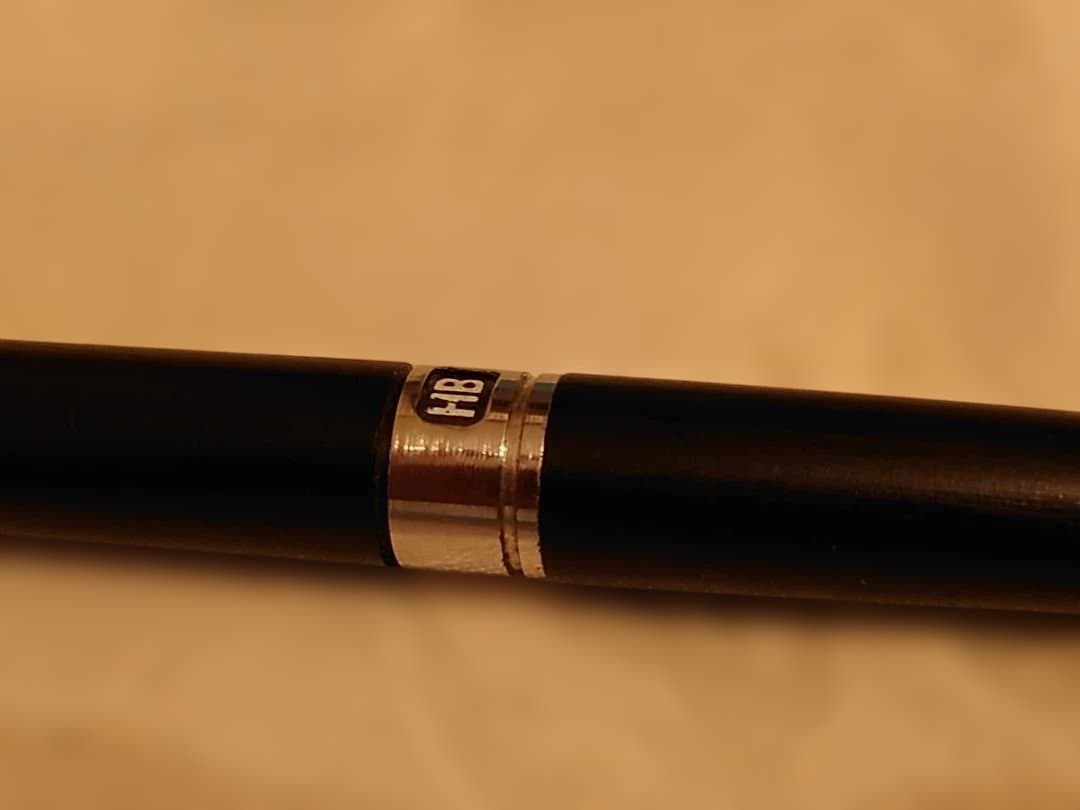 PILOT H-1003 black 0.3mm mechanical pencil with double click mechanism and lead holder
