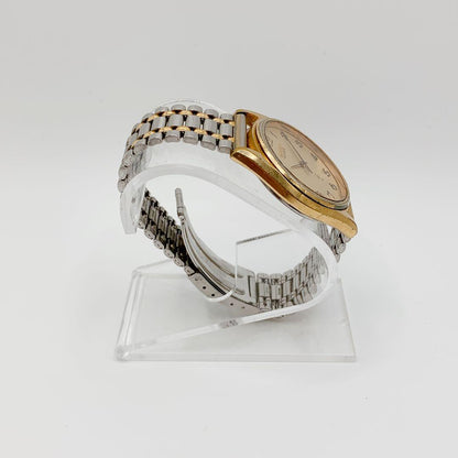 SEIKO 80s Gold Quartz Combo Men's Watch — Japanese