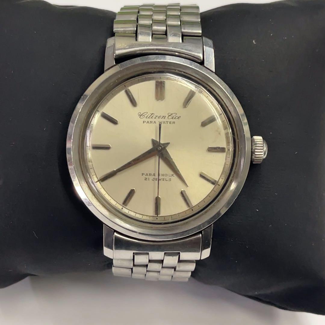 Citizen シチズン エースパラウォーター 21石 ケース37mm 1960年 Automatic Men's Watch — Japanese
