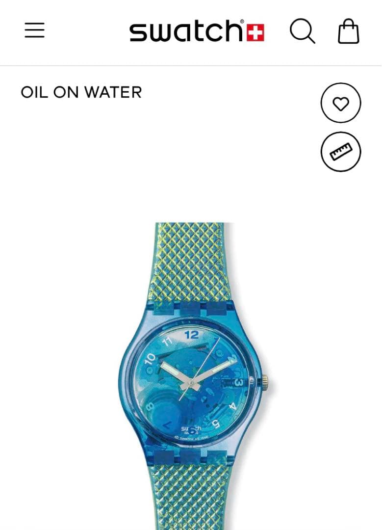 swatch OIL ON WATER Analog Men's — Japanese