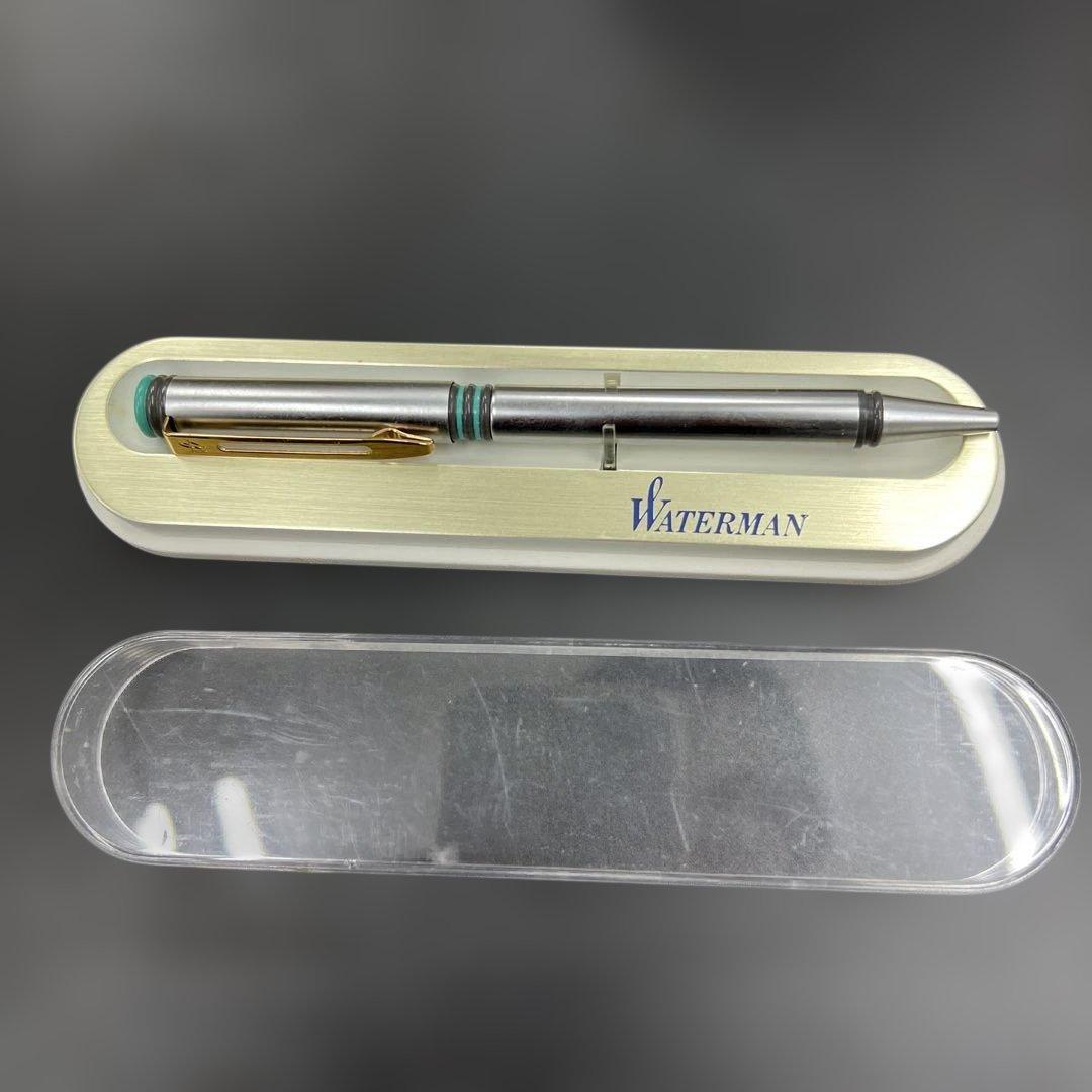 WATERMAN ballpoint pen retro style shown in close-up displaying vintage design and chrome details