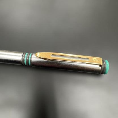 WATERMAN ballpoint pen retro style shown in close-up displaying vintage design and chrome details