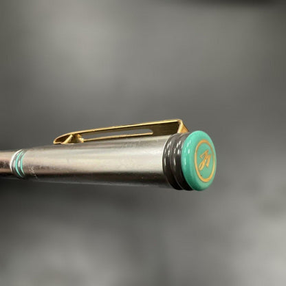 WATERMAN ballpoint pen retro style shown in close-up displaying vintage design and chrome details