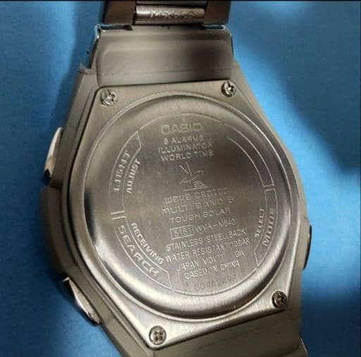 CASIO WVA-M640D-1A3JF Solar Men's Watch — Japanese