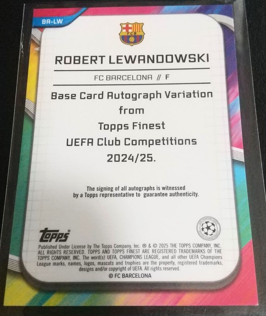 Lewandowski Barcelona Autograph Soccer Sports — Japanese