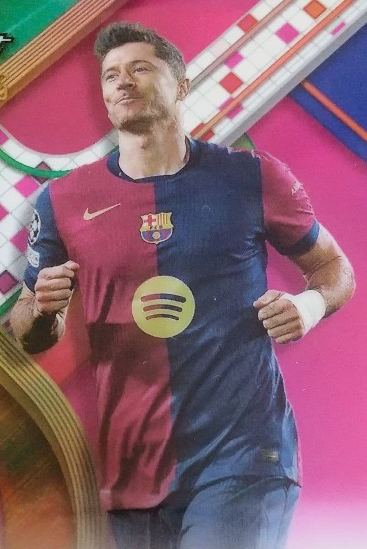 Lewandowski Barcelona Autograph Soccer Sports — Japanese