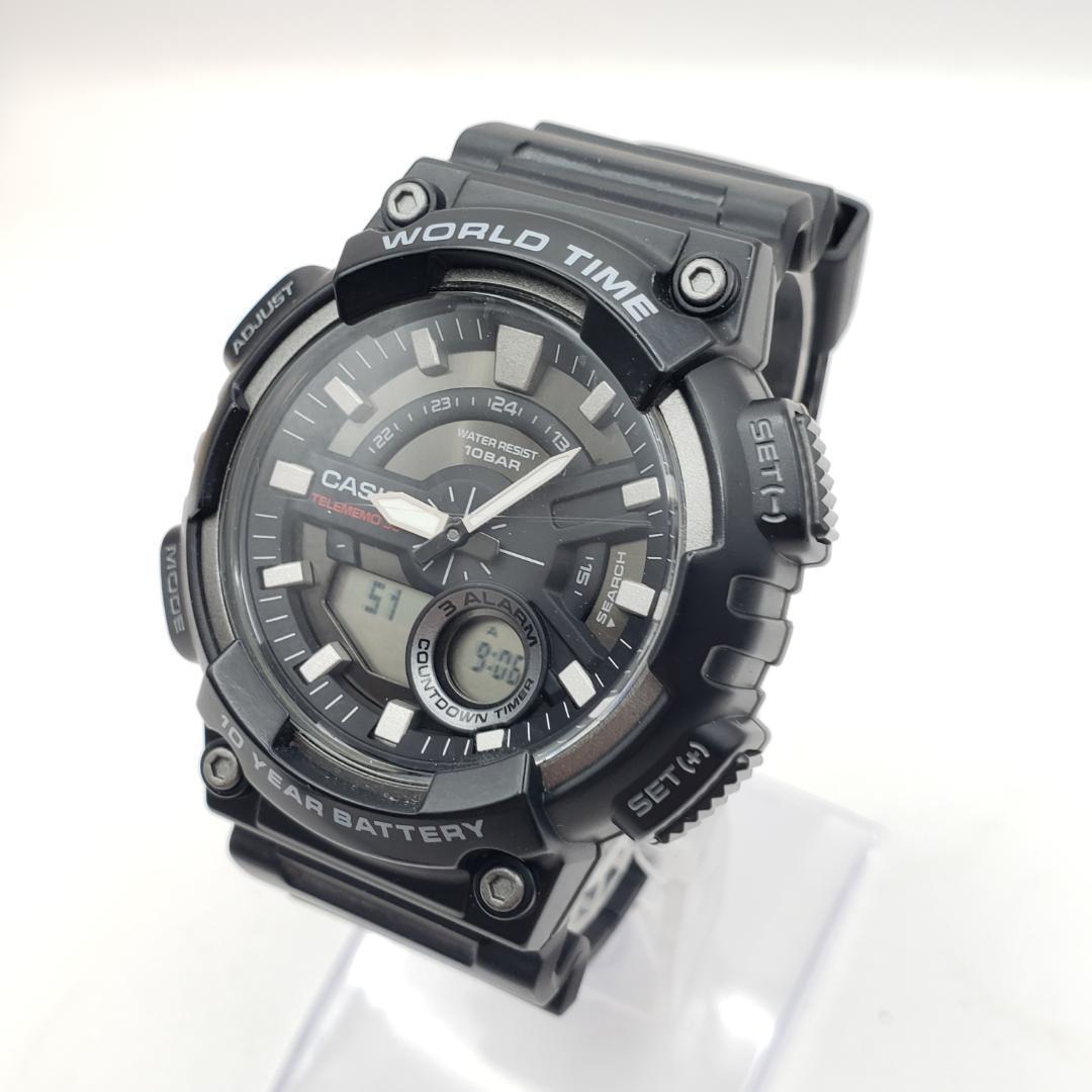CASIO AEQ-110 Digital Men's Watch — Japanese