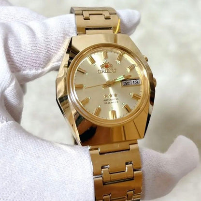ORIENT 3Star Automatic Gold 21 Jewels Men's Watch — Japanese