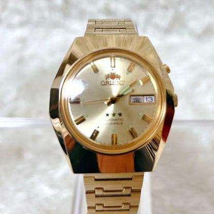 ORIENT 3Star Automatic Gold 21 Jewels Men's Watch — Japanese
