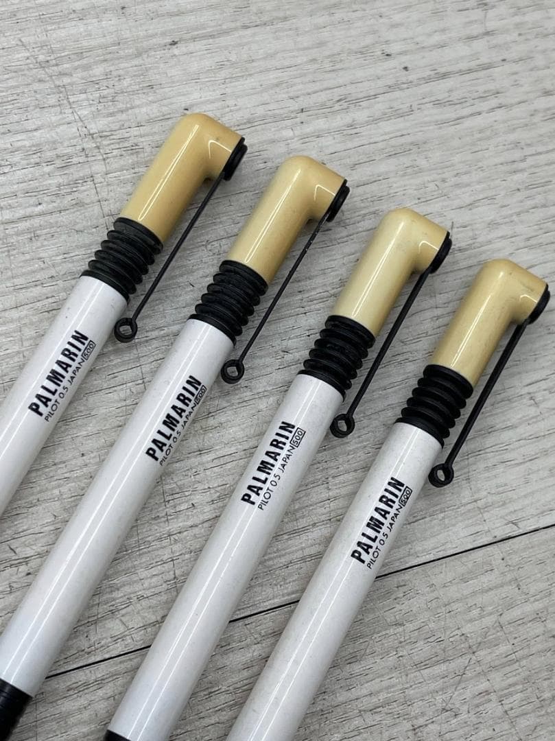 Set of 5 Pilot Palmarin mechanical pencils 0.5mm in blue and white with slight fading