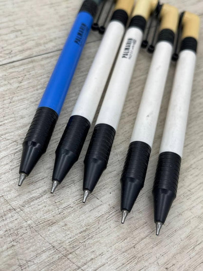 Set of 5 Pilot Palmarin mechanical pencils 0.5mm in blue and white with slight fading