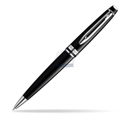 Waterman Paris Vintage Expert ballpoint pen in matte black with palladium-plated trim and stainless steel nib