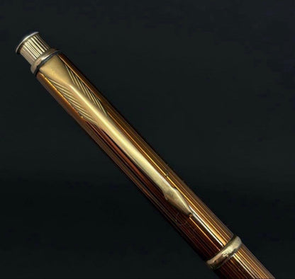 Cross Classic Century 10KT gold plated mechanical pencil with rotating lead advance and 0.9mm lead size