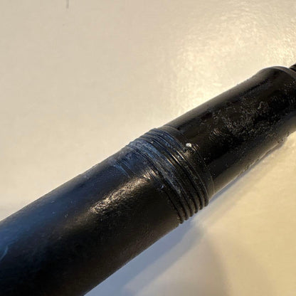 PILOT 14K-585 F vintage fountain pen with gold nib showing retro design and signs of aging