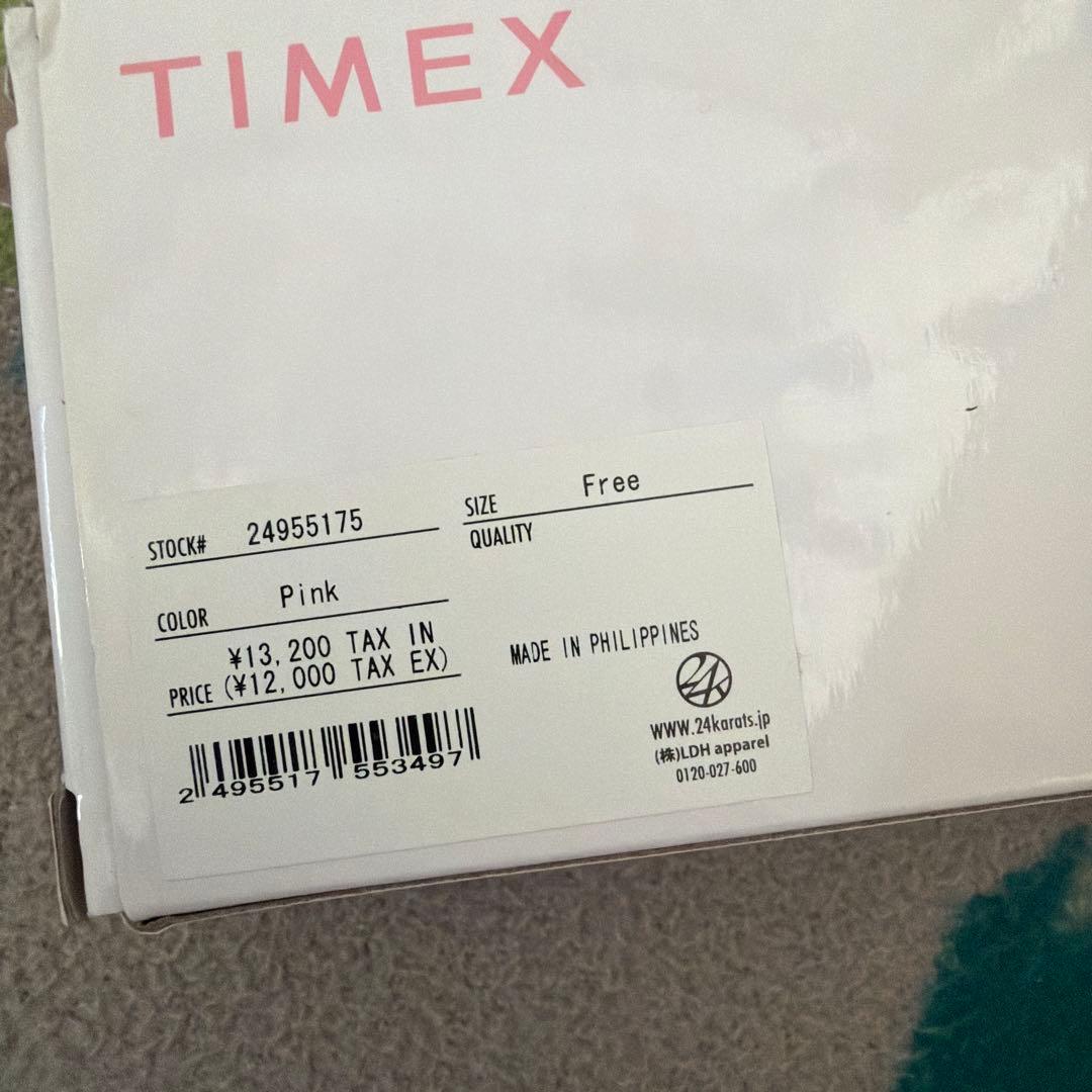 TIMEX 24KARATS Digital Pink Men's Watch — Japanese