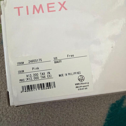 TIMEX 24KARATS Digital Pink Men's Watch — Japanese
